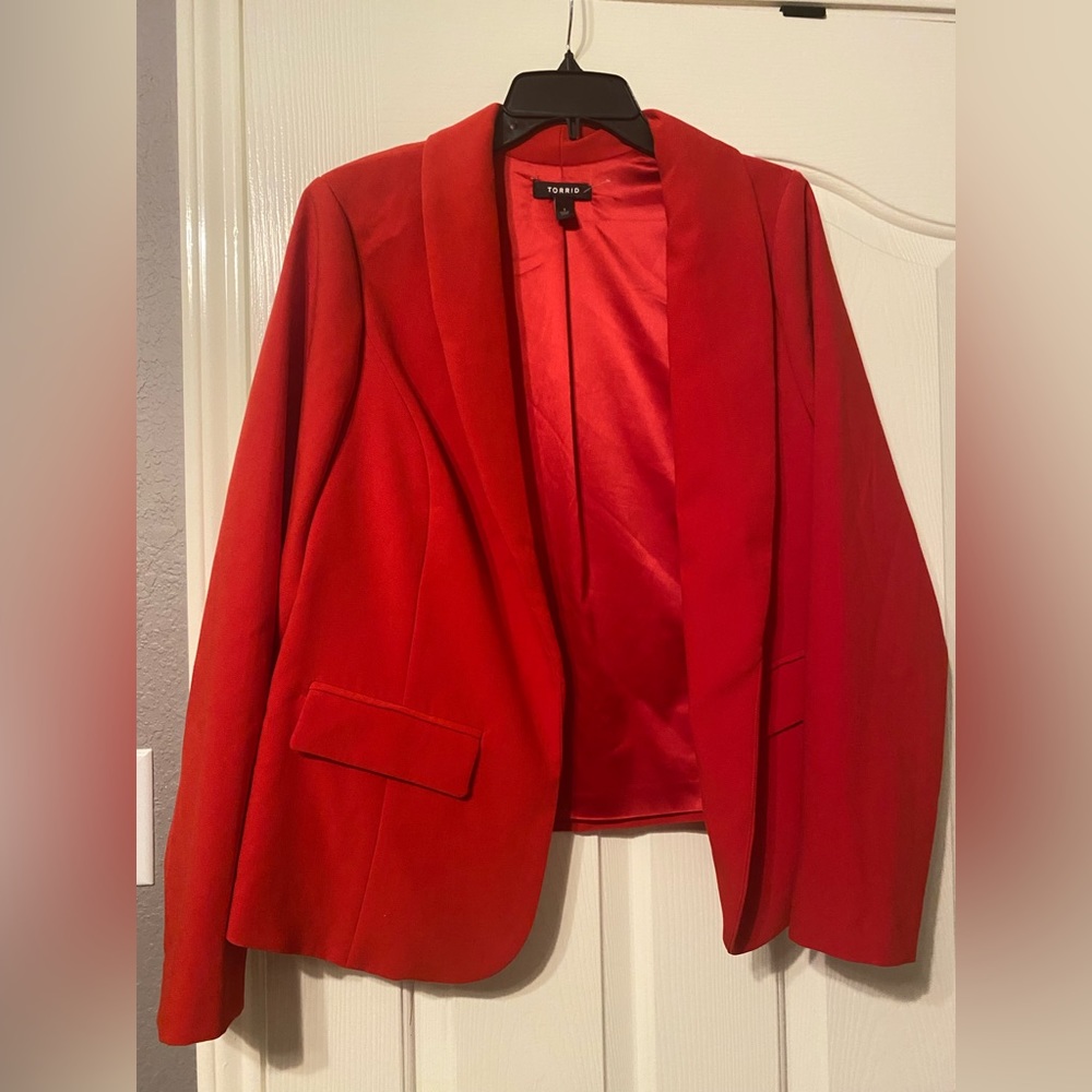 TORRID Red Blazer jacket